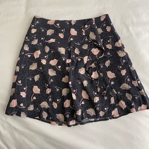 Loft Floral Print Skirt, Size 4